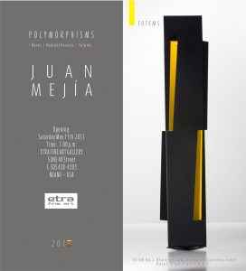 Juan Mejía Scultures - Exhibit Opening, Polymorphisms", famous contemporary sculptor, modern artwork for sale, new york, miami etra fine art gallery, modern sculptures for sale, black, 2013